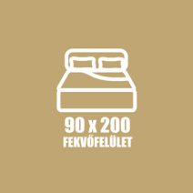 90 X 200 fekvőfelület