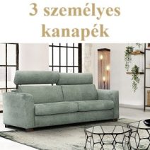 3 személyes kanapék