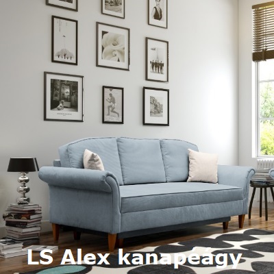 Kecses formájú elegáns kanapéágy | LS Alex | Video