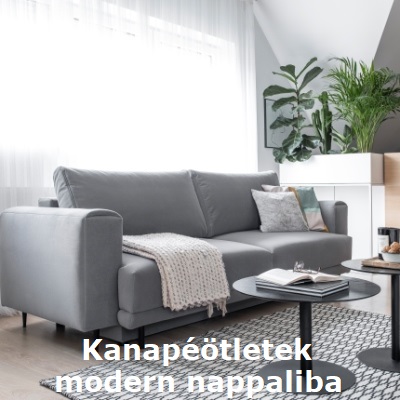 Kanapéötletek egy modern nappaliba