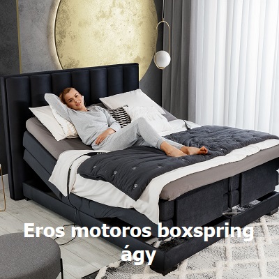 Eros motoros boxspring ágy  | Video