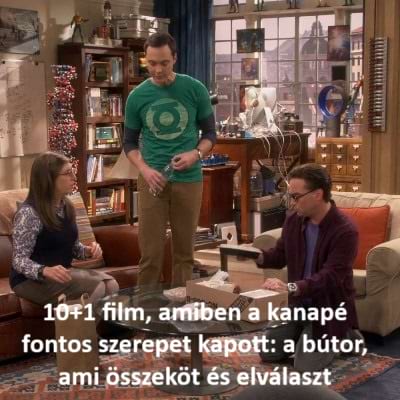 10+1 film, amiben a kanapé fontos szerepet kapott: a bútor, ami összeköt és elválaszt