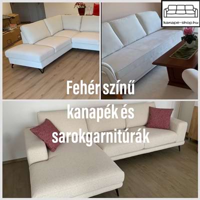 Fehér kanapék és sarokkanapé válogatás | Fehér U Form kanapék | Video