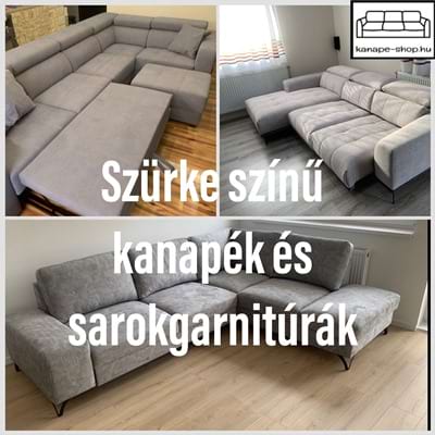 Szürke kanapék és sarokkanapé válogatás | Szürke U Form kanapék | Video
