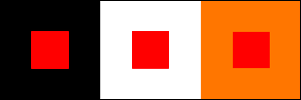 3 piros négyzet