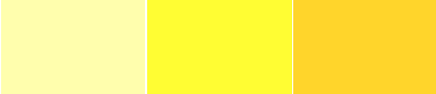 3 sárga szín