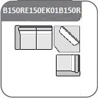 B150L + E150 + EK01 + B150R / sarok 319/333  x 237/251 jobb
