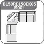 B150R + E150 + EK05 + IS00L / sarok 319/333  x 333/266 bal