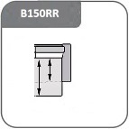 B150RR - 1,5 személyes fotel 1 karral jobb