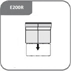 E200R - 2 személyes kanapé 1 karral jobb