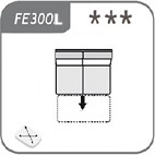 FE300L - 3 személyes ágyazható kanapé karfa nélkül 