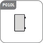 P010L - dekoratív puff - bal