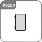 P010R - dekoratív puff - jobb