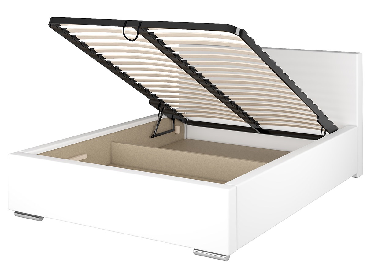 Fémkeretes ágyrács ágyneműtartóval