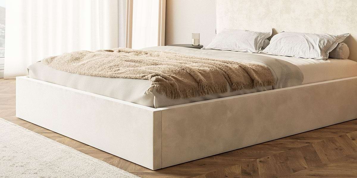 Keskeny ágykeret sztenderd kárpitozás