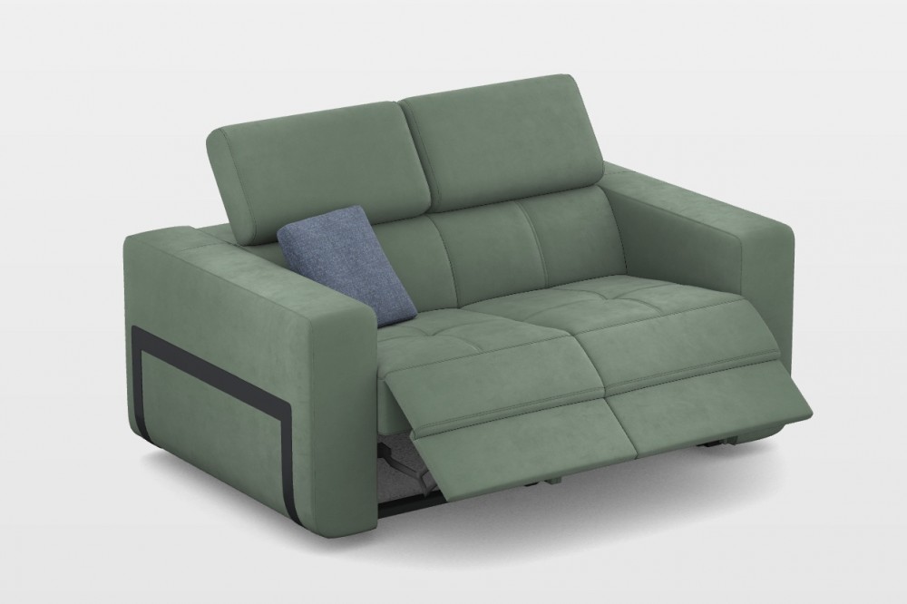 Rezo 2 személyes kanapé 2 karral - Elektromos Relax funkció 2 oldalon