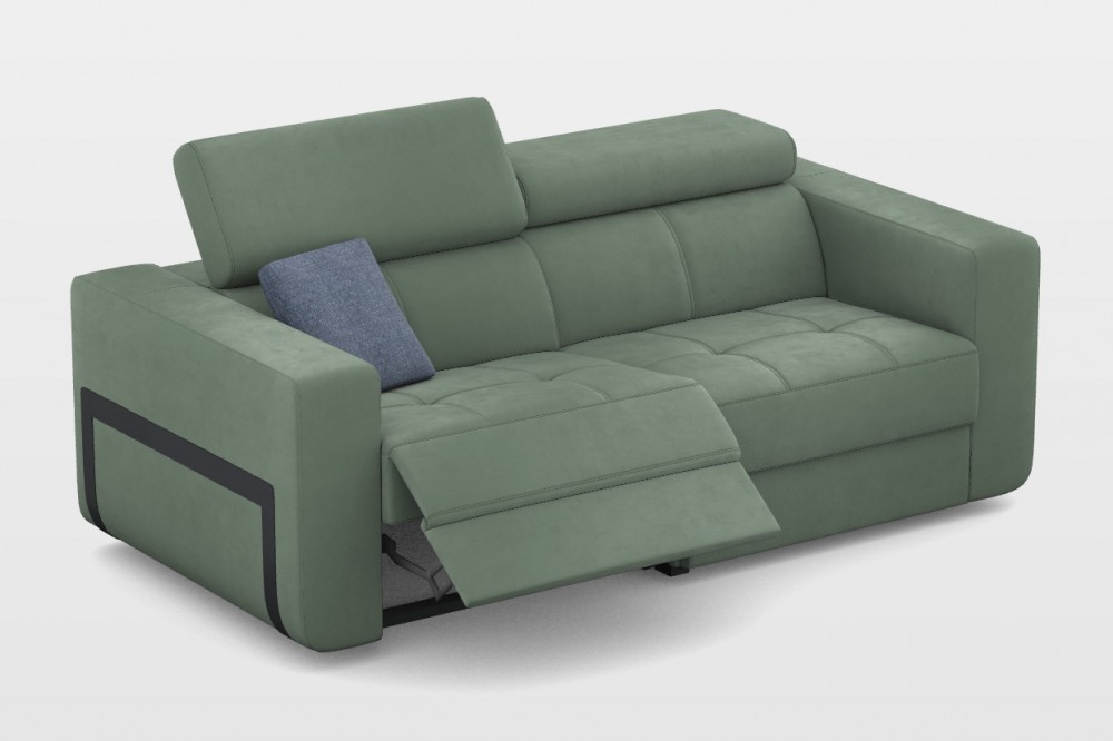 Rezo 3 személyes kanapé 2 karral - Elektromos Relax funkció bal oldalon