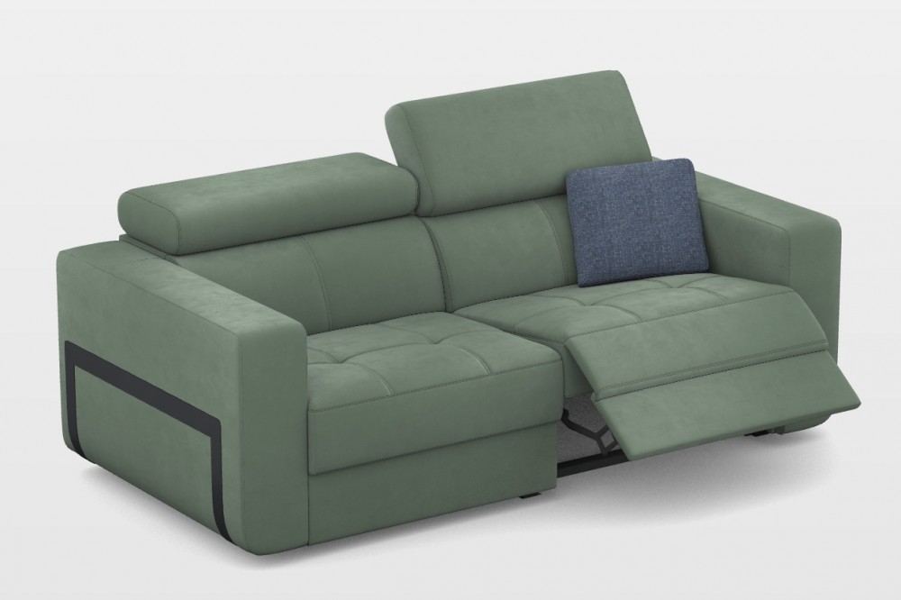 Rezo 3 személyes kanapé 2 karral - Elektromos Relax funkció jobb oldalon